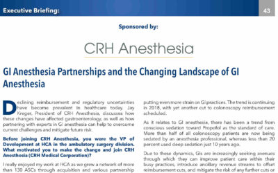 GI Anesthesia Partnerships and the Changing Landscape of GI Anesthesia