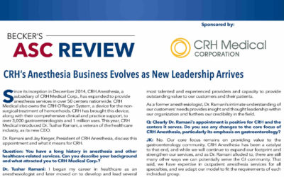 CRH’s Anesthesia Business Evolves as New Leadership Arrives